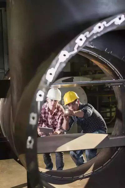 inspecting metal product for certification