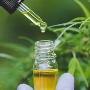 testing hemp in a lab.